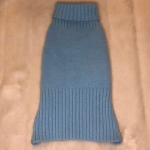 Dog Baby Blue Angora Sweater Medium